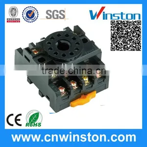 PF113A General Purpose 11 Pin Round Type 300VAC 12A Plug-in Electric Plastic Relay Socket With CE thumbnail-1