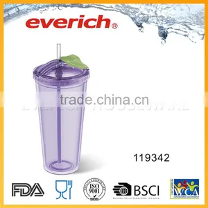 Top Brand In China Custom Made Plastic Cup With Straw thumbnail-1