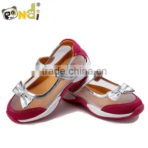 2016 Have Stock New Spring Autumn Childrne Princess Shoes With Bowknot Suede Leather High Quality Flats Shoes thumbnail-6