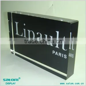 Company Brand / Logo Show Acrylic Blocks thumbnail-1
