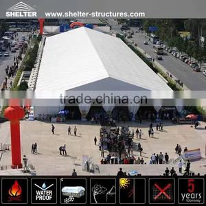 5000 People Large White PVC Exhibition Tent for Sale thumbnail-1
