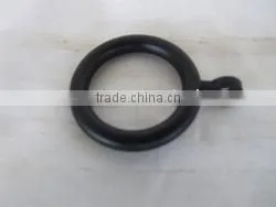 Black Plastic Window Curtain Ring thumbnail-1