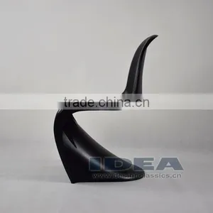 Replica Verner Chair - Black Color thumbnail-4