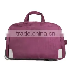 2016 Hard Shell Nylon Travel Rolling Duffel Wheeled Luggage Bags thumbnail-1
