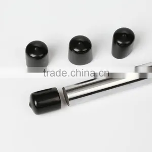 ID 50mm Height 30mm Black Grind Arenaceous Pvc End Fitting Caps for Pipe thumbnail-1