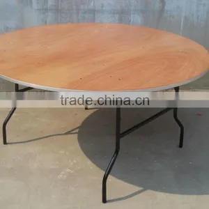 Plywood Round Banquet Table for Wedding and Party thumbnail-1
