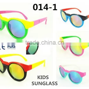 2015 Hot Selling Plastic Custom Mirror Lens Children Sunglasses thumbnail-1