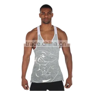 Plain Gym Singlets- Y Back Gym Singlets thumbnail-1