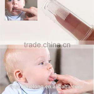 Silicone Baby Toothbrush Baby Finger Toothbrush thumbnail-1