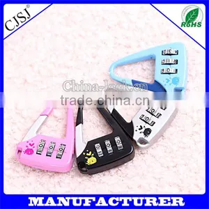 Cartoon Design Code Padlock Combination Luggage Rolling Lock For Safety thumbnail-1