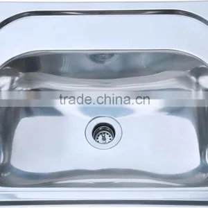 Australia Commercial Wall Hung Stainless Steel Hand Wash Basin Laundry Sink Tub thumbnail-3
