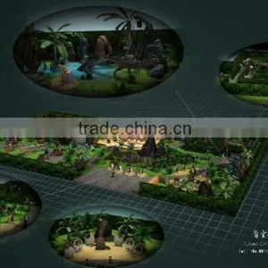 Best Selling Theme Park Robotic Dinosaur Ankylosaurus thumbnail-1