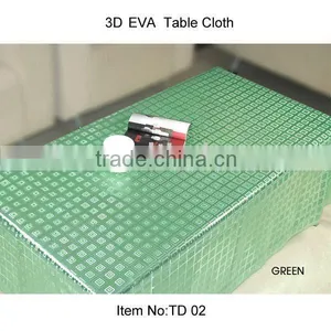 3D EVA Green Table Cloth,plastic Table Cover thumbnail-1