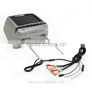 EONON L0288 7" HD Car Headrest Monitor With Built in DVD (Gray Color) thumbnail-6