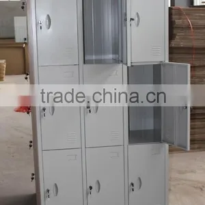 China Manufacture 9 Door Steel Storage Metal Cabinet Steel Office Locker thumbnail-4