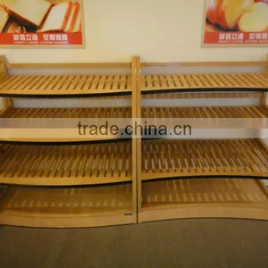 Supermarket Shelf Wood Bread Display Stand TF-0007 thumbnail-1