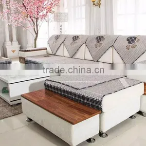 Cotton Appliqued Embroidery Sofa Cover thumbnail-1
