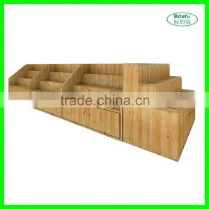Retail Store & Supermarket Wooden Display Shelf thumbnail-1
