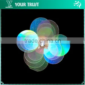 Handmade Rhinestone Glimmer Neon Flower Decorative For Dresses Gift Crafts thumbnail-1