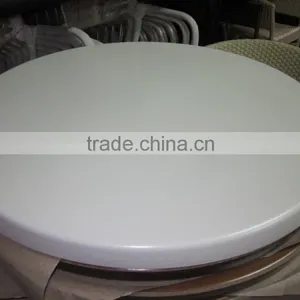 Coffee Shop Table Square Werzalit Marble Resin Garden Table Top for Sale T2601 thumbnail-4