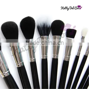 Synthetic Hair Oem Logo Makeup Brush for Beauty Gold Silver Color Supplier's Choice thumbnail-3