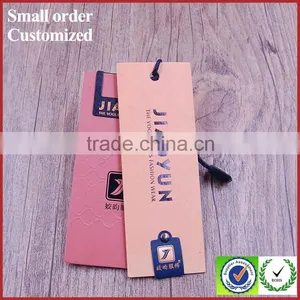 Custom Design Famous Brands Ladies Jeans Scarves Paper Hang Tag thumbnail-2