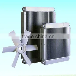 Oil-free Air Compressor Aluminum Oil Coolers Hydraulic Oil Radiator Heat Exchanger thumbnail-1
