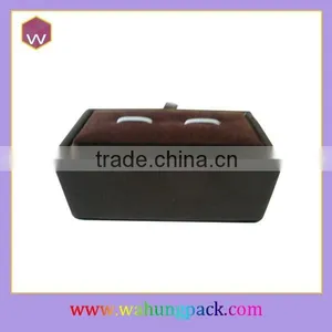 Black Cardboard Cufflink Presentation Box Packaging Cuff Links thumbnail-6