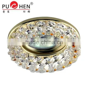 Round Clear Crystal Ceiling Spotlight for Halogen Lamp MR16 Gu5.3 Gu10 thumbnail-3