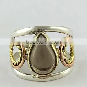 Perfect Smoky Quartz !! 925 Sterling Silver Ring, Silver Jewellery 925, Silver Jewellery thumbnail-2