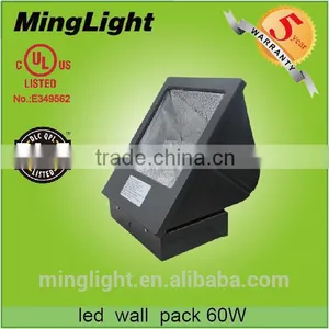 40w 60w 80w DLC UL CUL Led Wall Pack Light , 60 Watt DLC Led Wallpack , 5 Years Warranty thumbnail-1