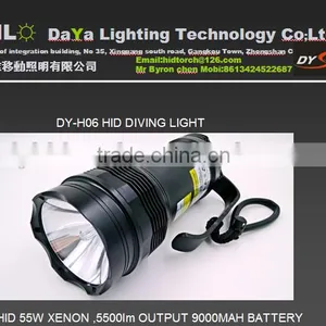 the Most Professional Boat Light,hid 55w Xenon Lamp,5500lm,9000mah Liion Battery ,IP68 Waterproof, thumbnail-1