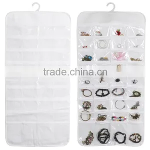 72 Pockets Hanging Jewelry Organizer Earring Storage Bag thumbnail-2