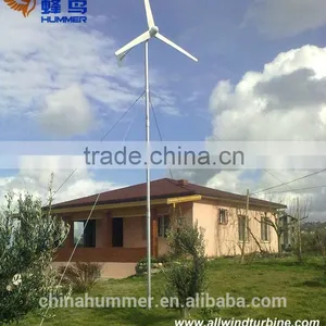 CE Certified Hummer 500w/1kw/2kw Wind Power System Home Power Battery Charging thumbnail-6