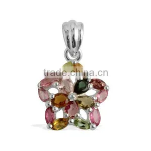 Wholesale Manufacturer of 925 Sterling Silver Gemstone Pendant thumbnail-1