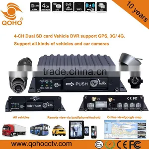 Security Vehicle 4G SD Mobile DVR Economical H.264 Mobile DVR For Bus thumbnail-2