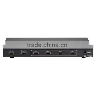 4 in 2 Out Hdmi Switch Splitter With Remote Control Support 3D 1080P thumbnail-1