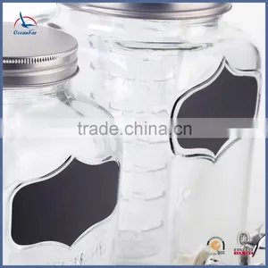 Eco-friendly High Quality Glass Dispenser Glass Jar With Tap thumbnail-3