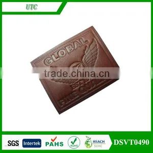China Factory Cheap High Quality Brown Leather Patches for Denim thumbnail-1