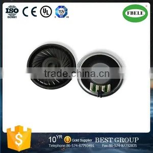FB4008-01 40mm Metal Mylar Speaker, 8ohm Round Metal Loudspeaker (FBELE) thumbnail-1