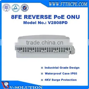 8FE Reverse PoE ONU GEPON MDU Support 4KV Surge Protection for FTTB/FTTC Solution Outdoor Application thumbnail-5