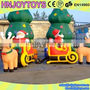 Cheap Inflatable Santa Semi Trailer Christmas for Sale thumbnail-2