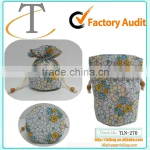New Fashion Cotton With Printed Drawstring Gift Bag thumbnail-1