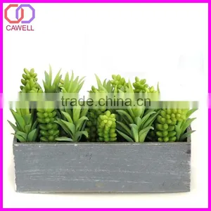 Wholesale Plastic Mini Artificial Succulent Plant in Pot for Garden Decoration thumbnail-4