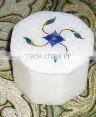 Decorative Marble Inlay Jewelry Box thumbnail-1