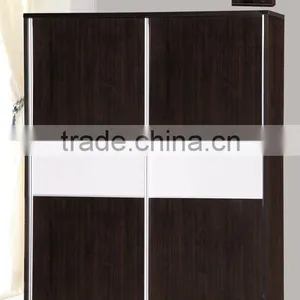 Malaysia Factory Modern Wooden Sliding Door Wardrobe thumbnail-2