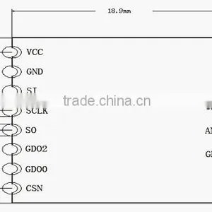CC1101 868MHz RF Module Wireless Module Power Amplifier Professional thumbnail-4