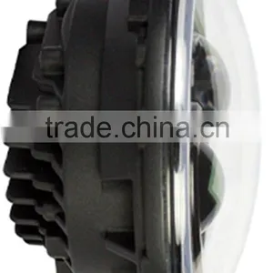 New Design DC12-30v 50w 4800LM 7'halo 7inch Led Round Headlight for Jeep/harley thumbnail-2
