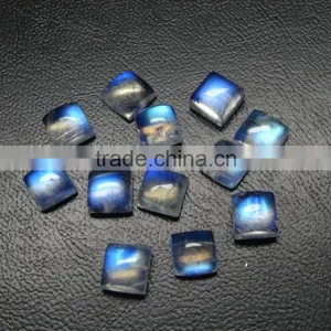 Natural Rainbow Moonstone Square Cabochon thumbnail-2