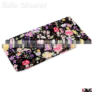 New Hot Selling Soft Cloth Bag Sunglasses Glasses Pouches Black Red Flower Eyewear Accessories Mobile Phone Bag 90*180mm BDH02D thumbnail-1